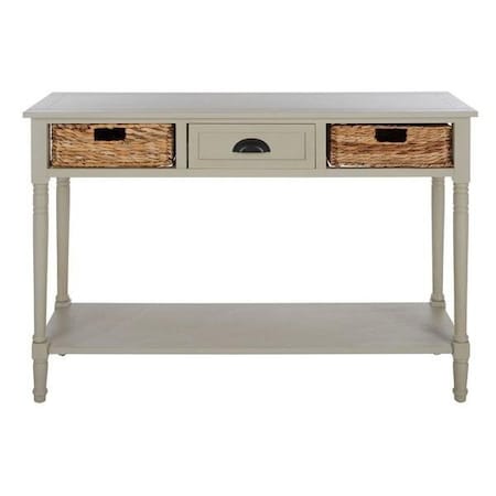 Safavieh Christa Console Table- Vintage Grey - 31.5 x 13.4 x 44.5 in. AMH5737D